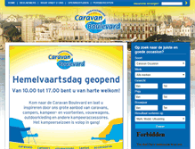 Tablet Screenshot of caravanboulevard.nl